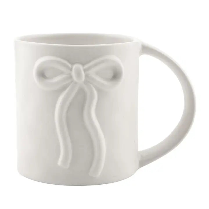 Ivory Bow Mug