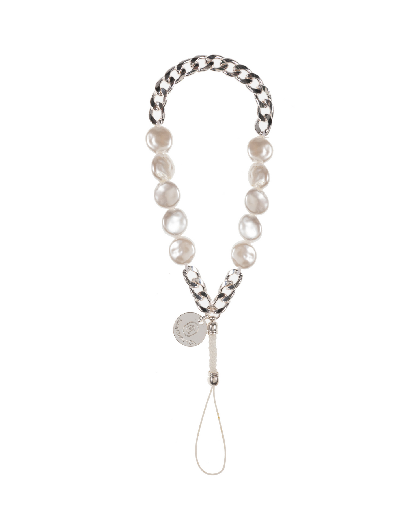 Crown Jewels Silver Phone Charm