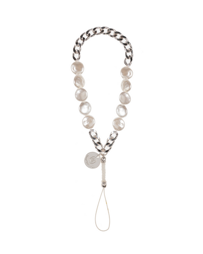 Crown Jewels Silver Phone Charm