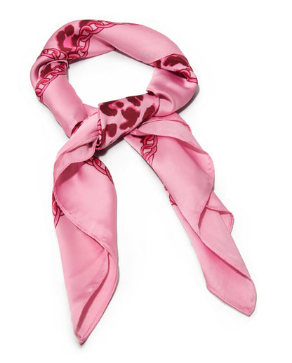 Cheetah Scarf Pink Multi