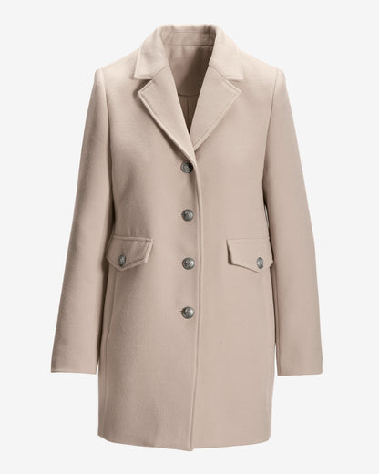 Classic Tailored Coat Pearl