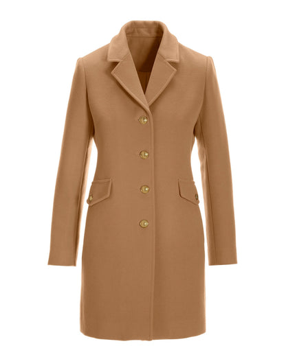 Classic Tailored Coat Camel