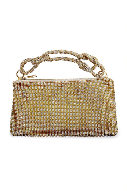 Crystal Mesh Handbag Gold