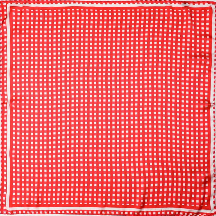 Red Gingham Scarf