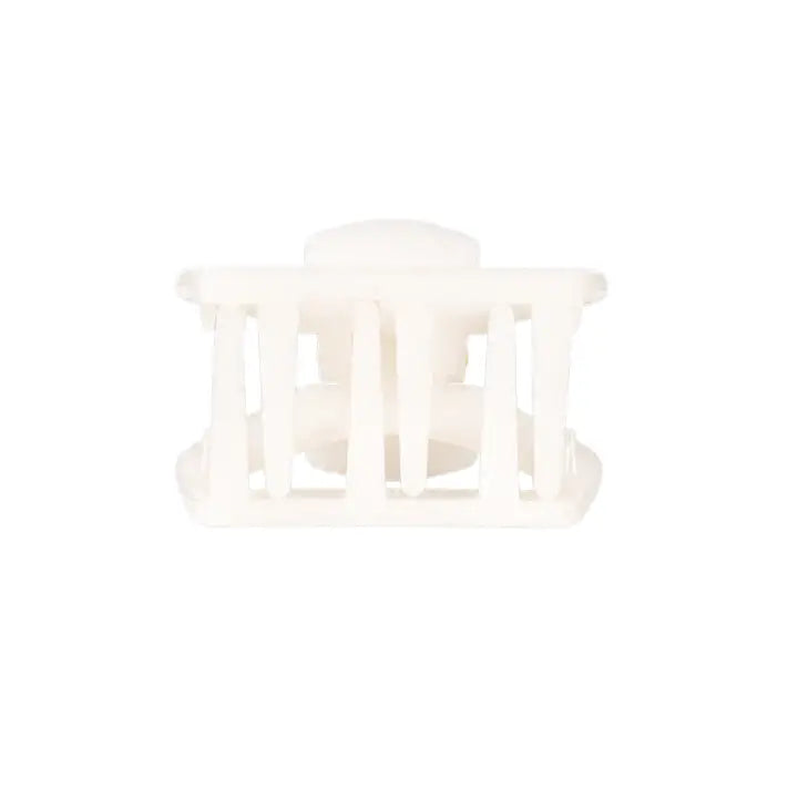 Petite Open Hair Clip (Coconut White)