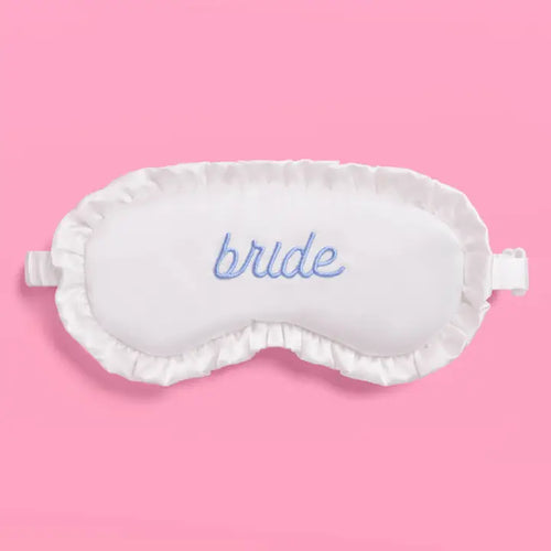 Ruffled Bride Sleep Mask