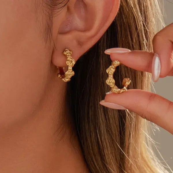 Rosie Posie Hoops