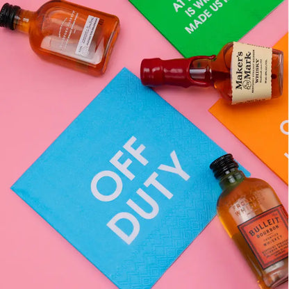 Off Duty Cocktail Napkins