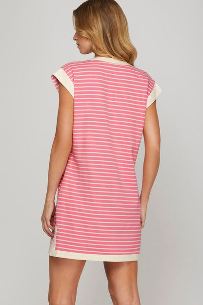 Ruth Striped Mini Dress