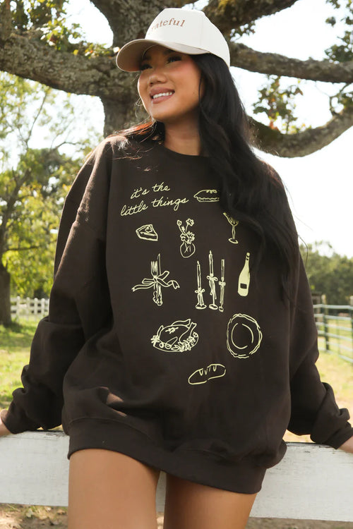 It's The Little Things Sweatshirt
