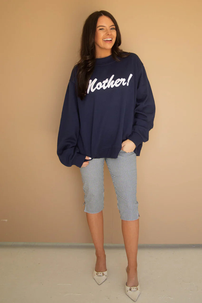 Mother Mockneck Sweatshirt