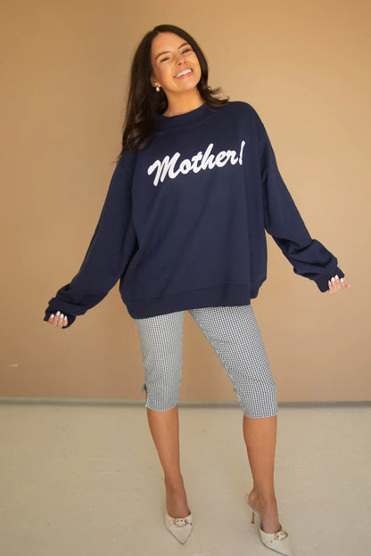 Mother Mockneck Sweatshirt