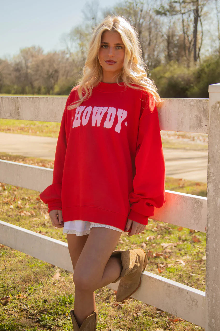 Howdy Mockneck Sweatshirt