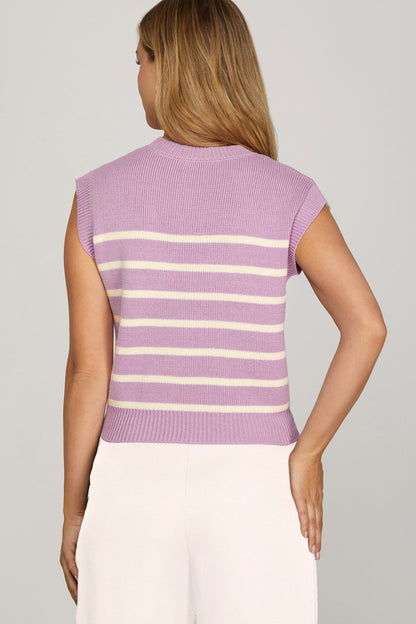 Fine Line Knit Top