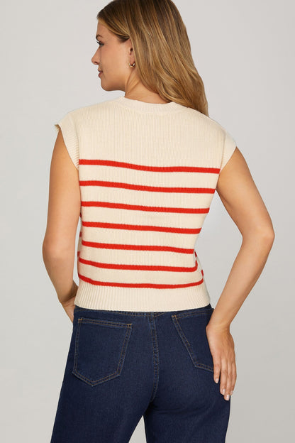 Fine Line Knit Top