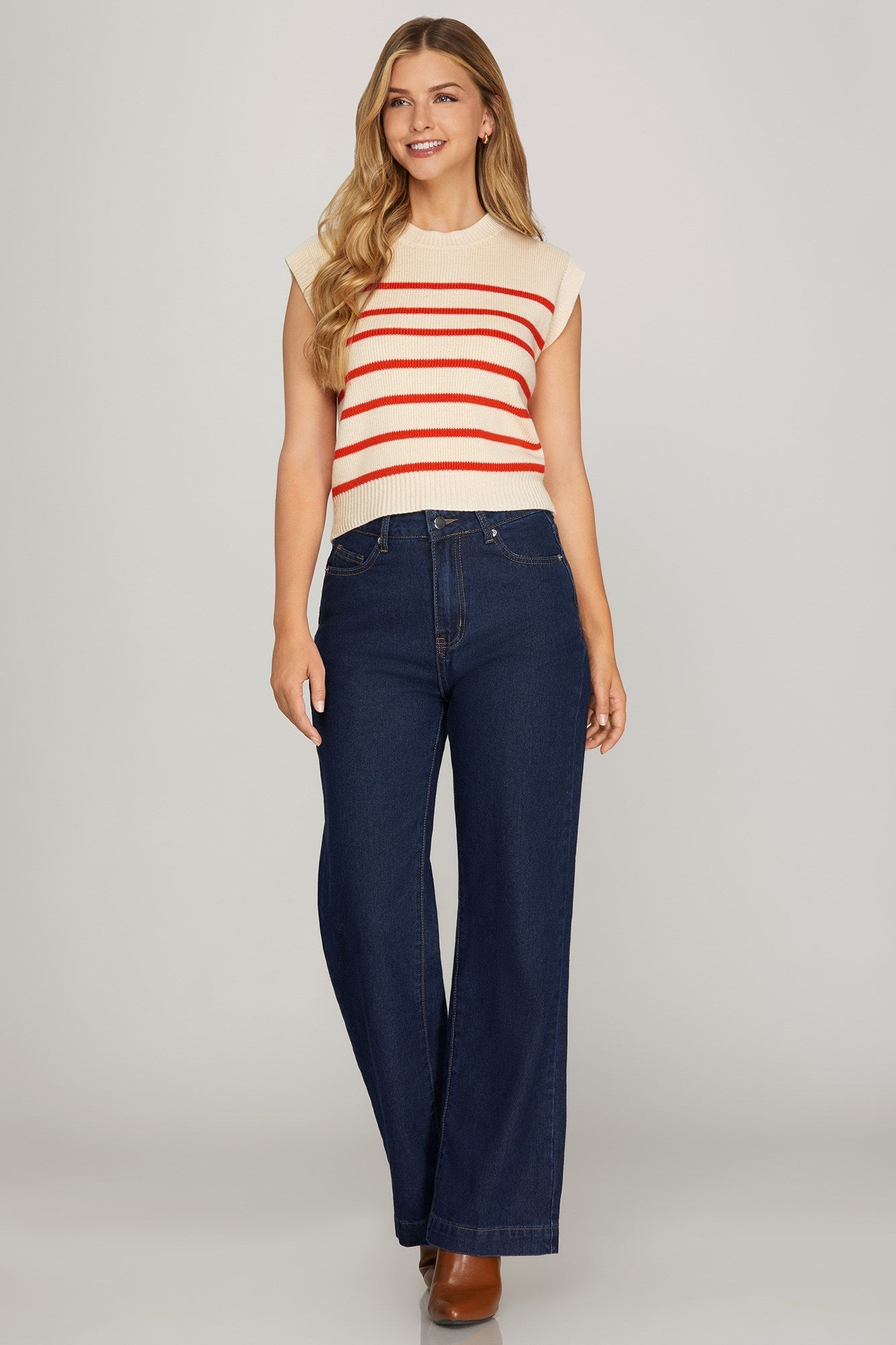Fine Line Knit Top