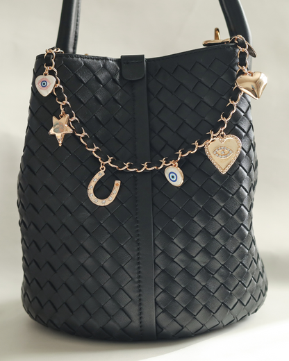 Charm & Chance Black Bag Charm