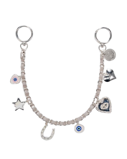 Charm & Chance Silver Bag Charm