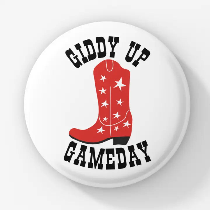Giddy Up Game Day Pin