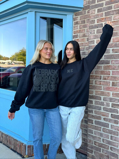 NE Crewneck Sweatshirt (Black)