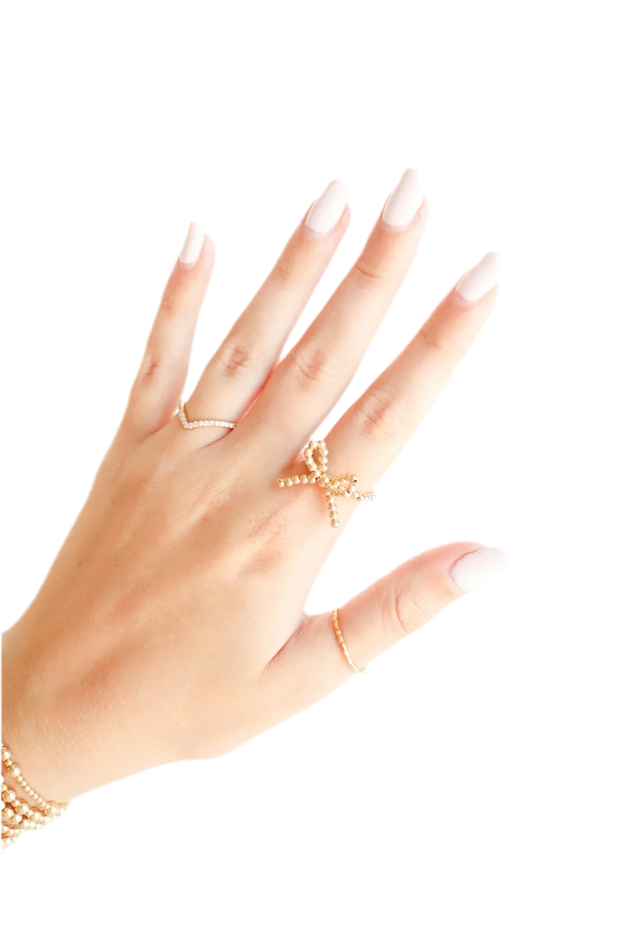 Gold Bow Ring
