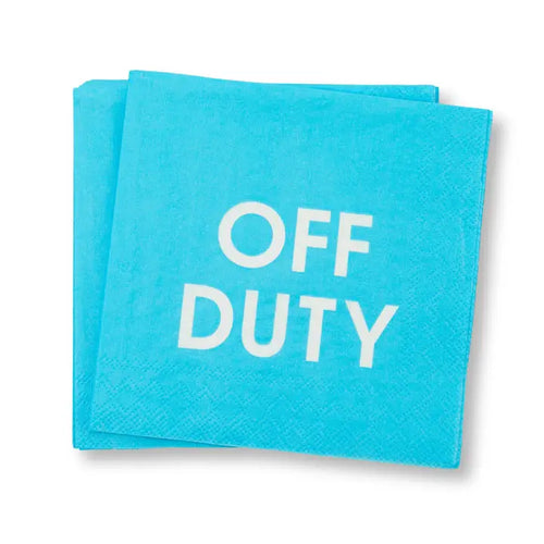 Off Duty Cocktail Napkins