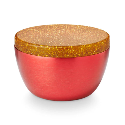Mistletoe Kisses Tin Candle