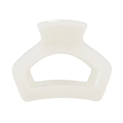 Petite Open Hair Clip (Coconut White)