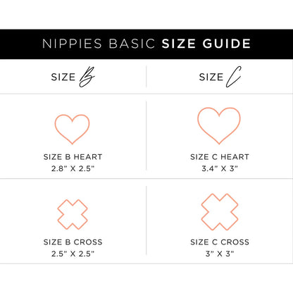 Heart Nipple Covers (Caramel)