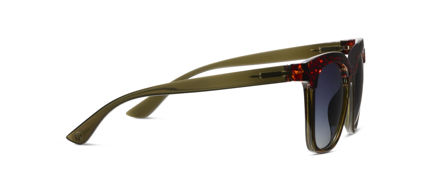 Frenchy Sunglasses (Green Tortoise)
