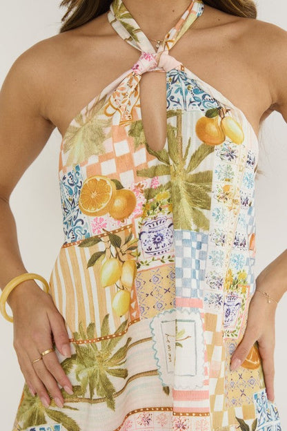 Italian Summer Mini Dress