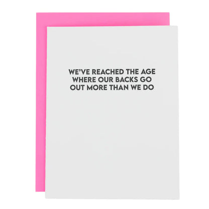 Reached The Age Card