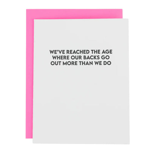 Reached The Age Card