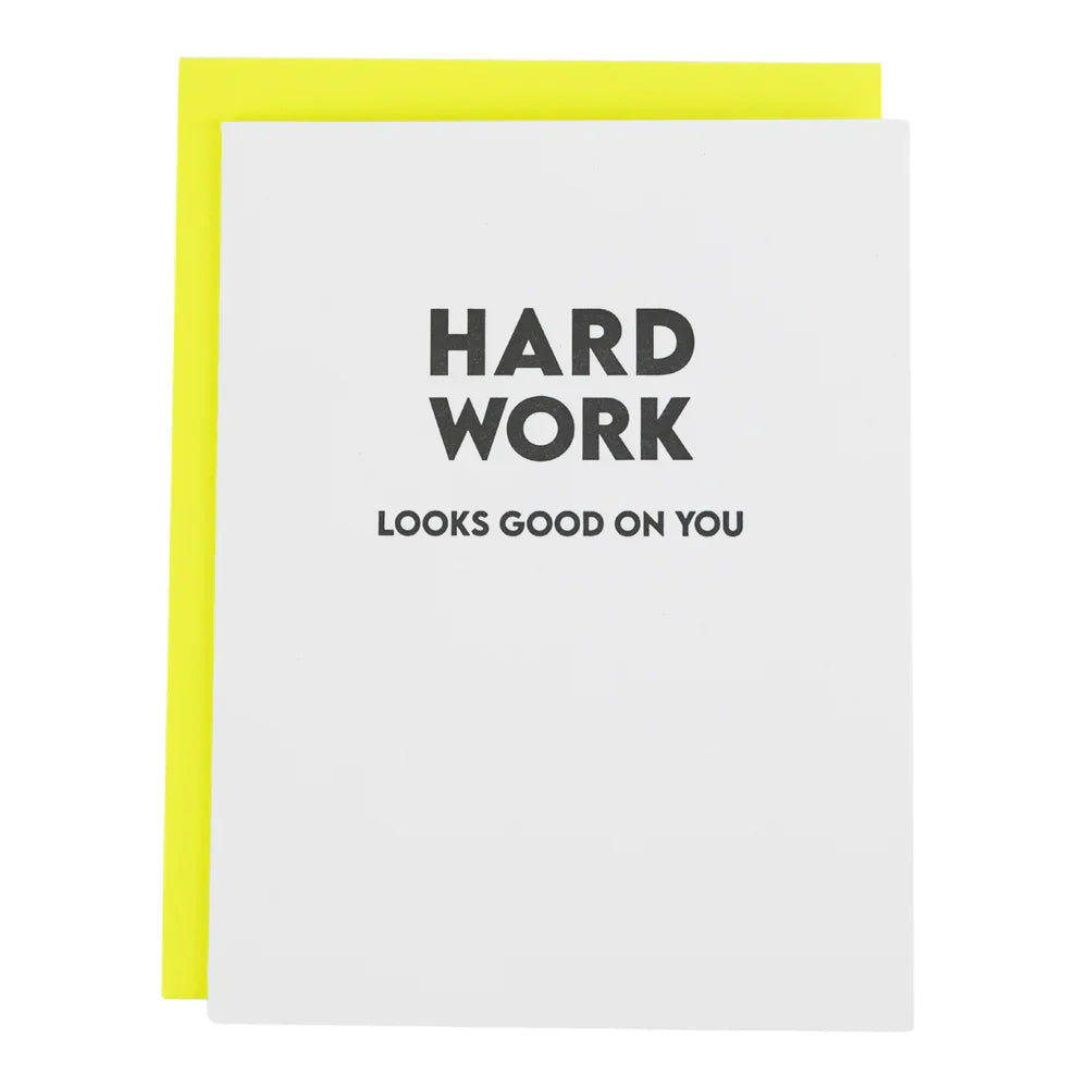 Hard Work Card