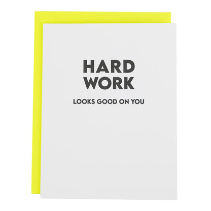 Hard Work Card