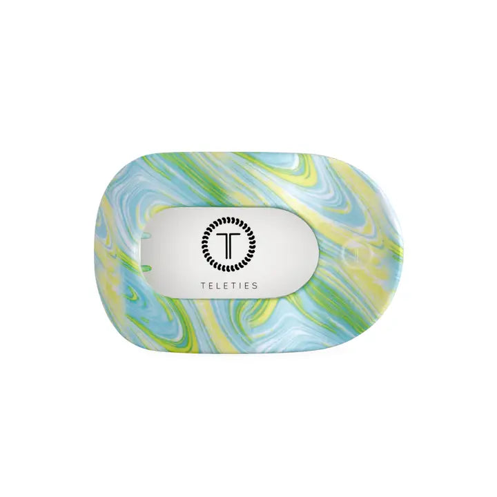 Medium Flat Round Hair Clip (Sea Shore)