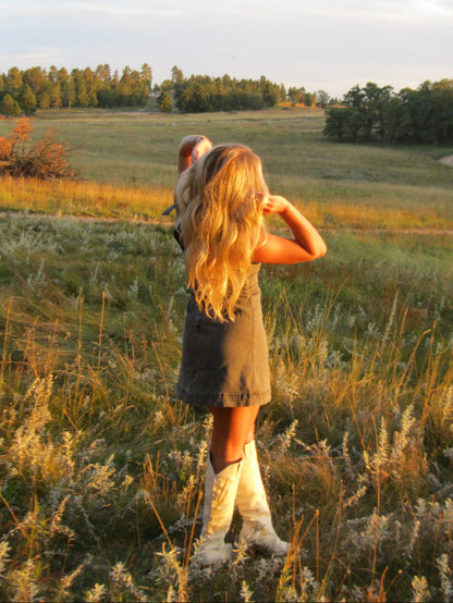 Midnight Denim Mini Dress