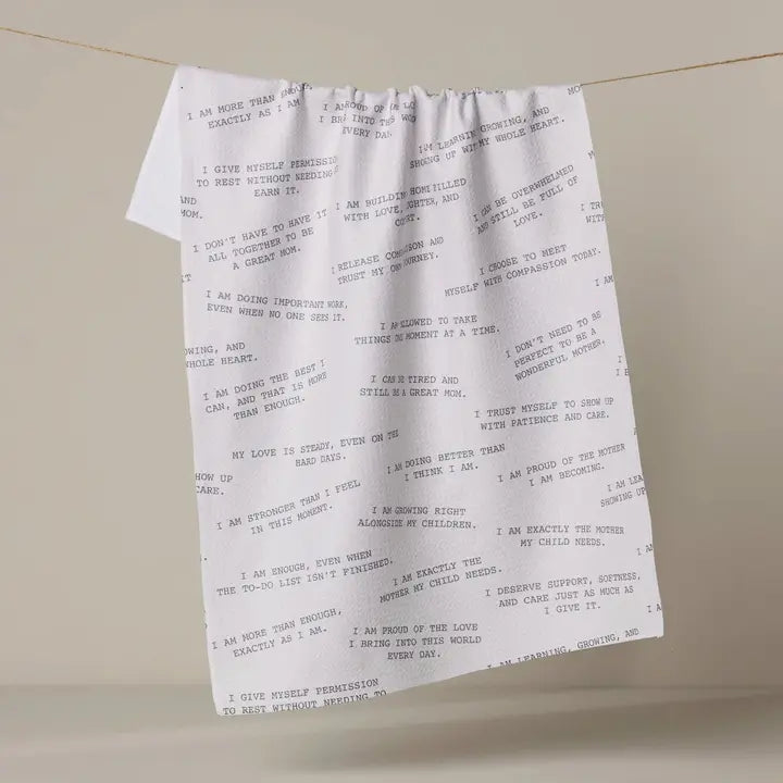 Reminders For Mom Tea Towel