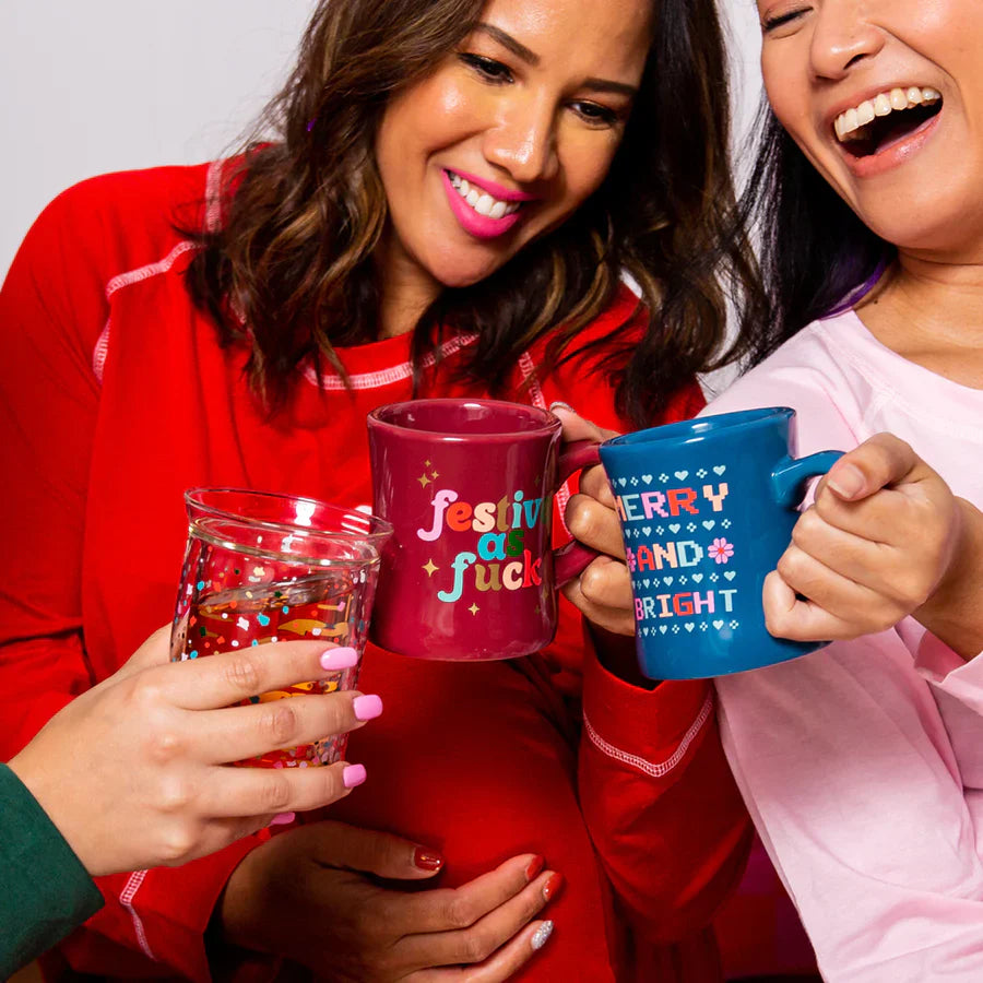 Merry And Bright Diner Mug