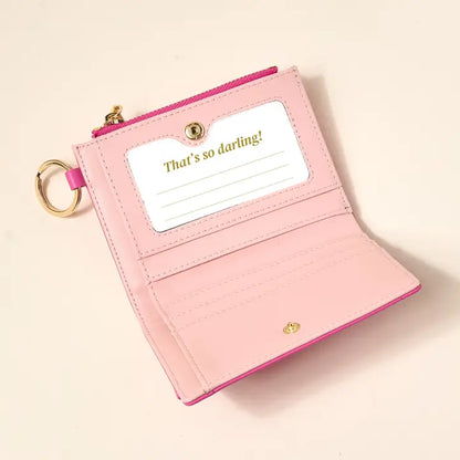 Hot Pink Luxe Pocket Wallet