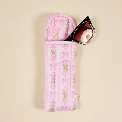 Oh So Pink Puffy Sunglasses Case