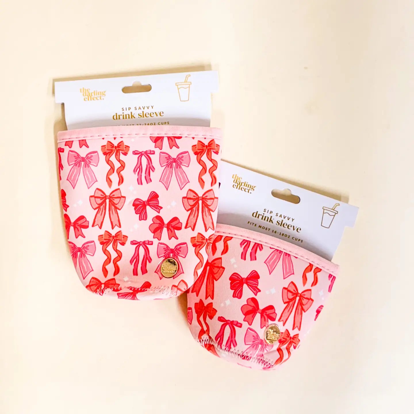 Regular Blushing Bows Drink Sleeve