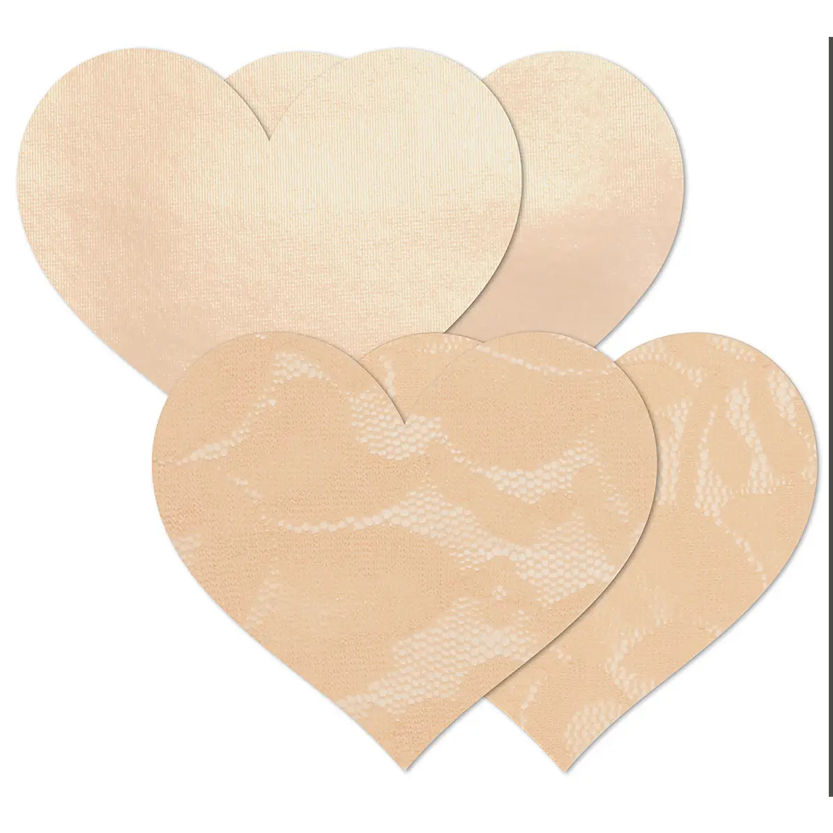 Heart Nipple Covers (Creme)