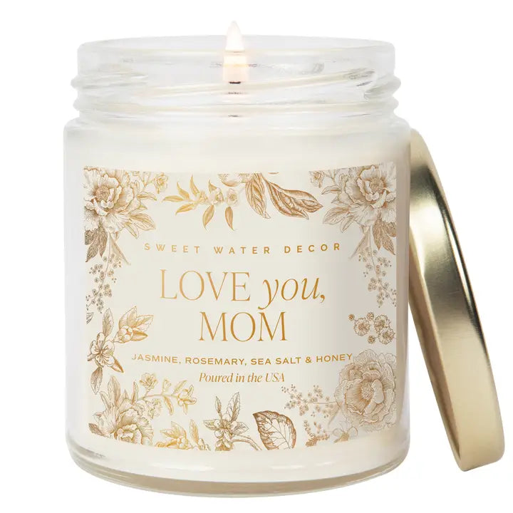 Love You Mom Candle