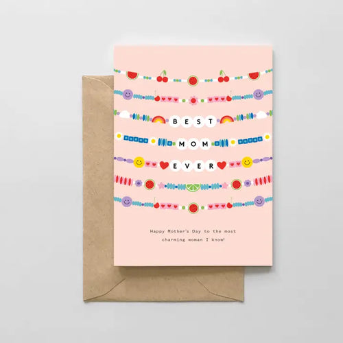 Friendship Bracelet Mom Card