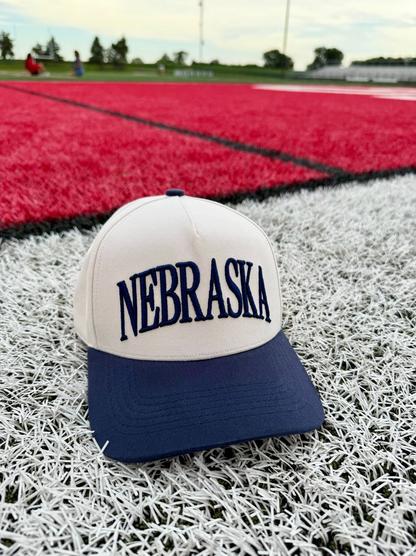 Navy Nebraska Trucker Hat