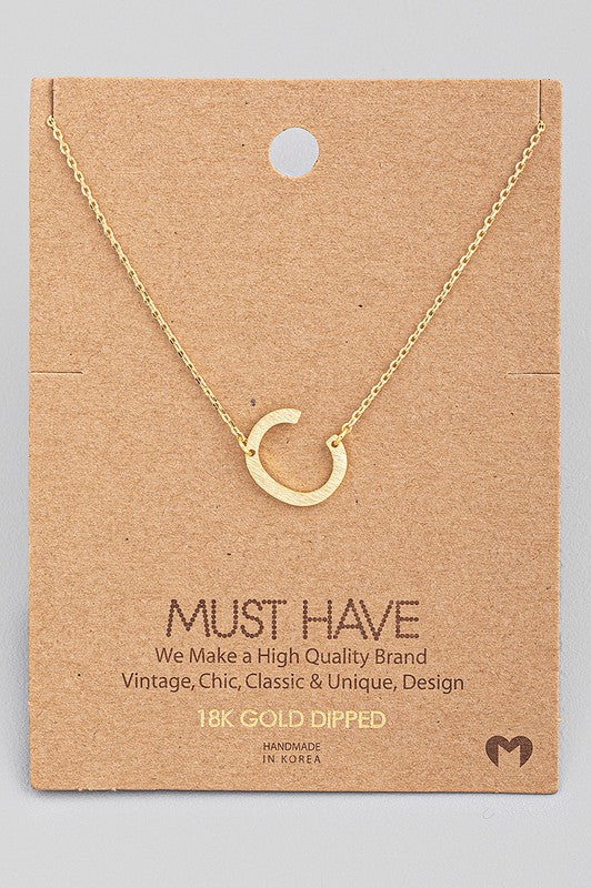 Must Have Initial Necklace