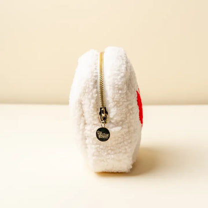 Red Heart Square Teddy Pouch