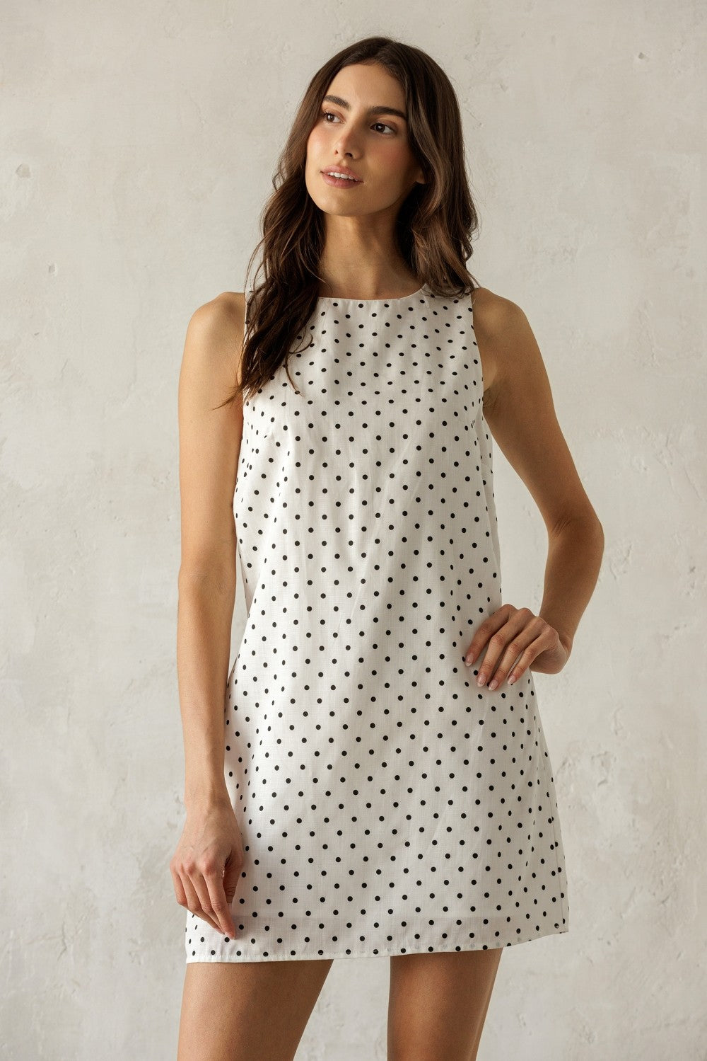 Parisian Polka Mini Dress
