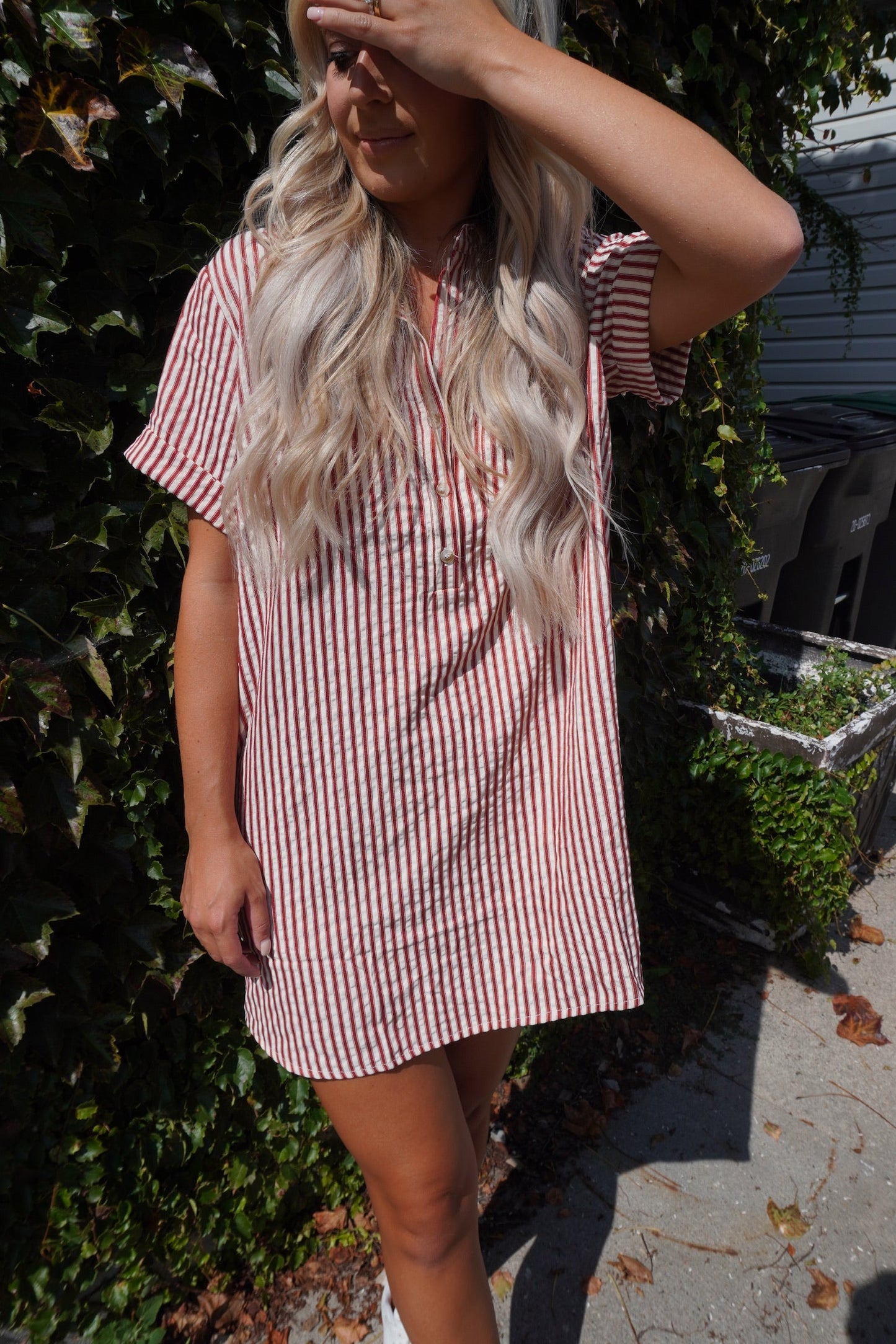 Logan Striped Mini Dress